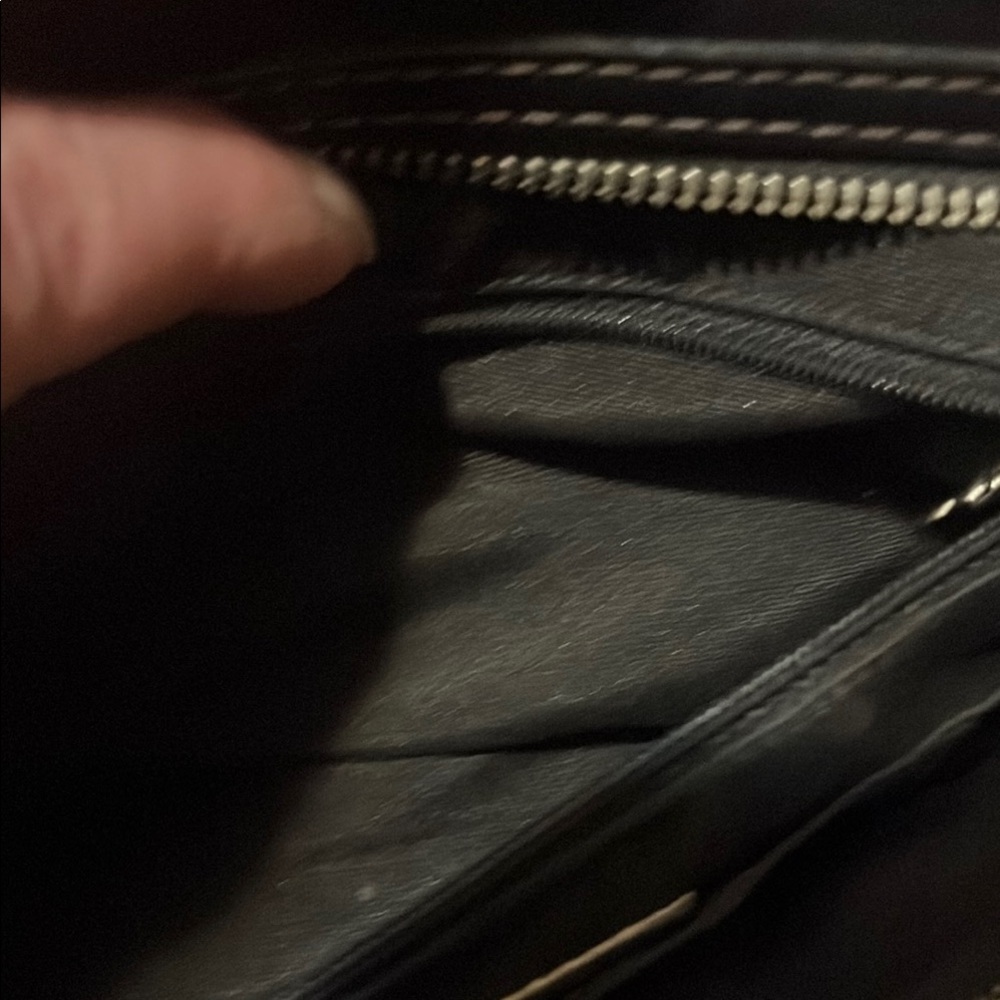 Coach Black Leather Handbag - Picture 6 of 8